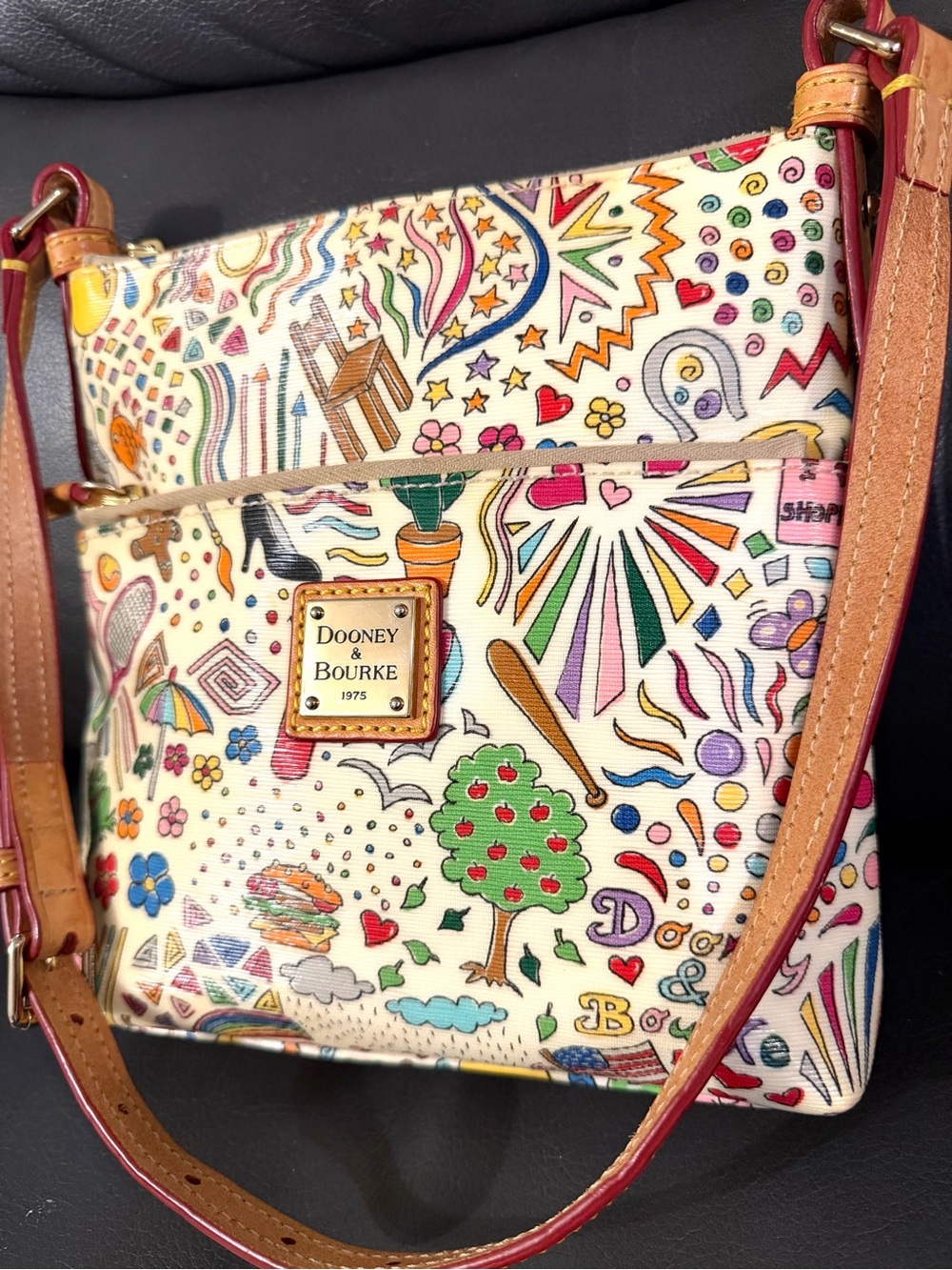 Dooney & Bourke Whimsy Graffiti Crossbody bag - Picture 1 of 8